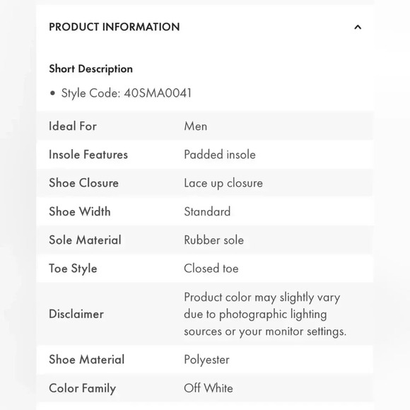 LacosteMen Lace Up Brand Logo Sneaker, Off White 8.5 - Picture 11 of 11